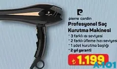 PİERRE CARDİN PROFESYONEL SAÇ KURUTMA MAKİNESİ fiyat ve kampanya bilgisi